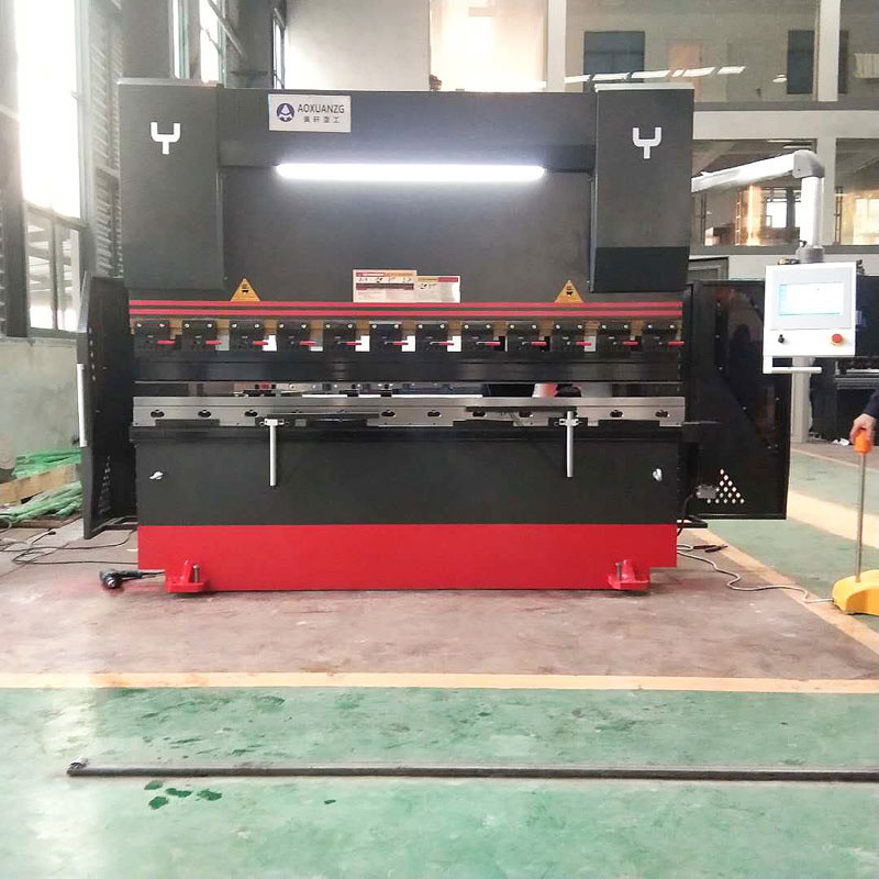 TP10S 160T 3200mm Hydraulic Bending Press Brake Machine Large Color Screen